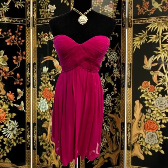 DONNA MORGAN🎄Vintage Strapless Cocktail Dress with Sweetheart Neckline SZ 0 - Picture 5 of 12